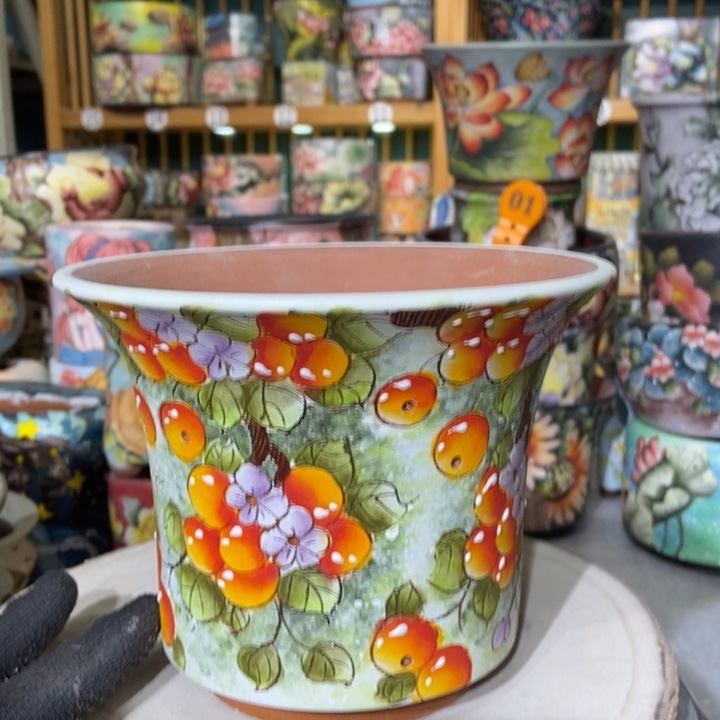 红陶景德镇艺术手绘作品