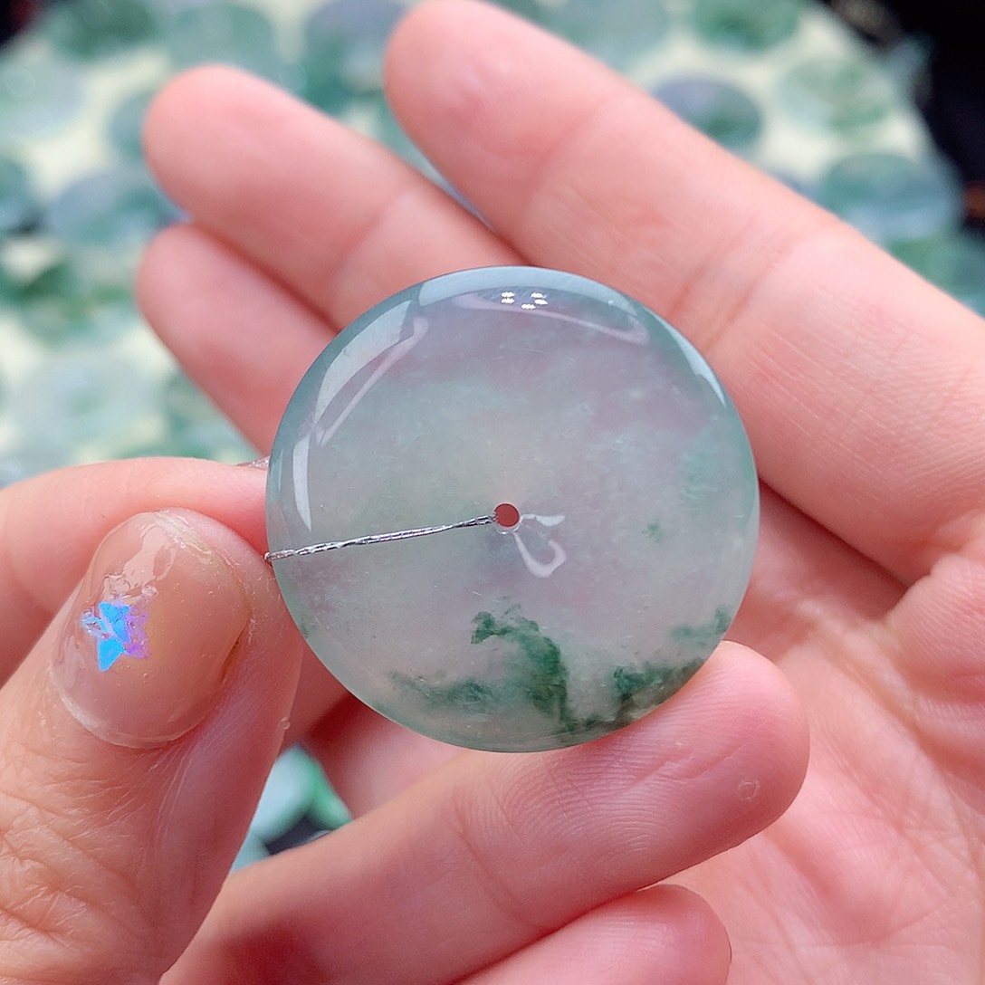 翡翠颈饰未镶嵌尺寸28/5.8