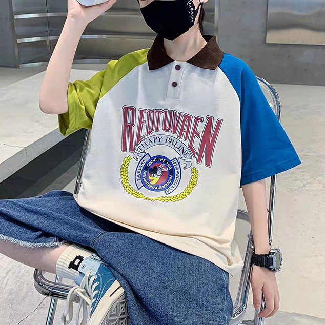 032新款中童夏款POLO衫短袖