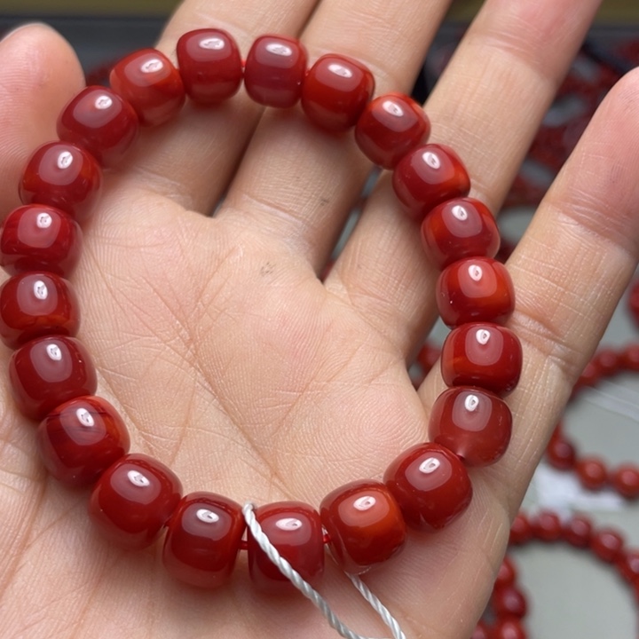 南红玛瑙手串9+未镶嵌