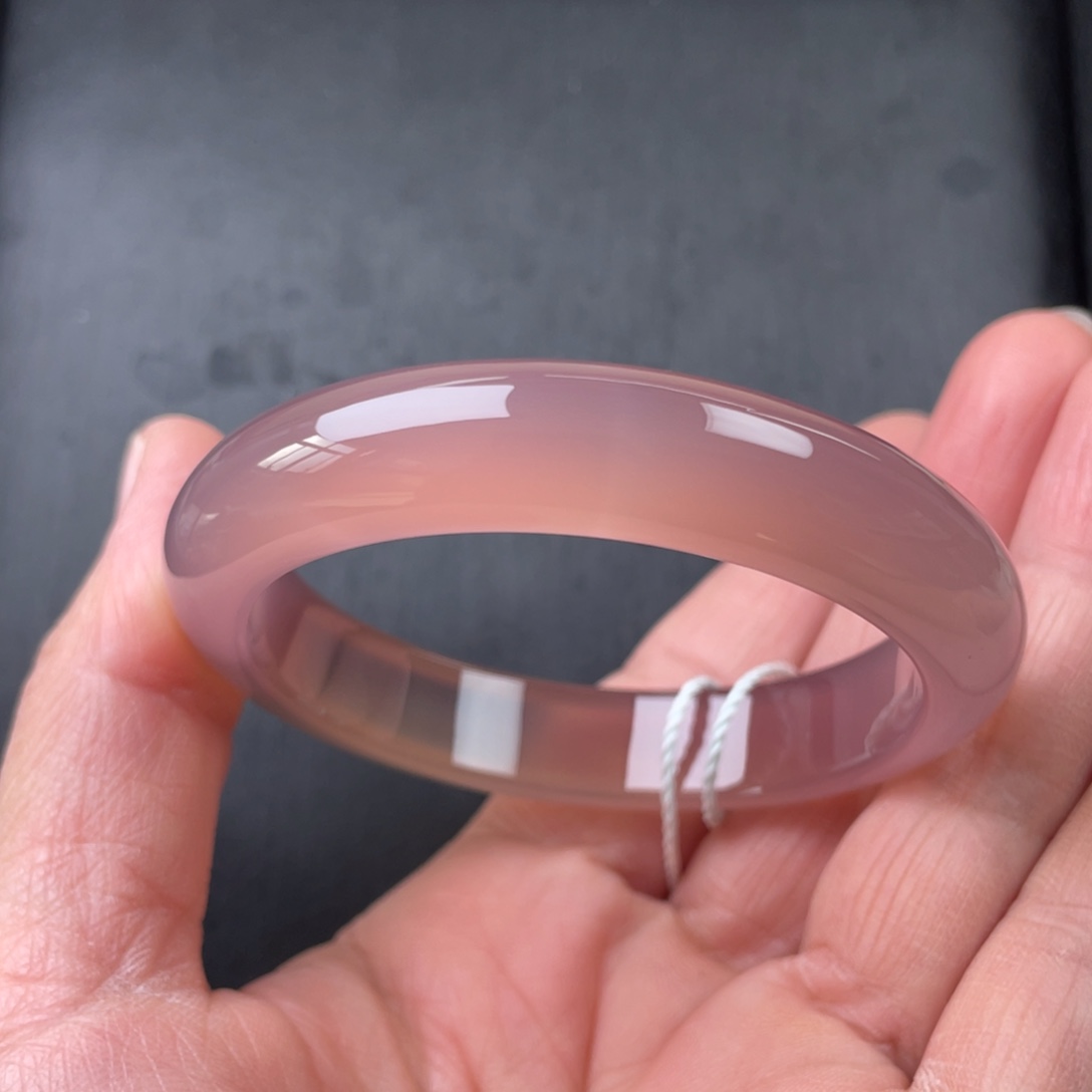 玛瑙/玉髓手镯未镶嵌53圈口