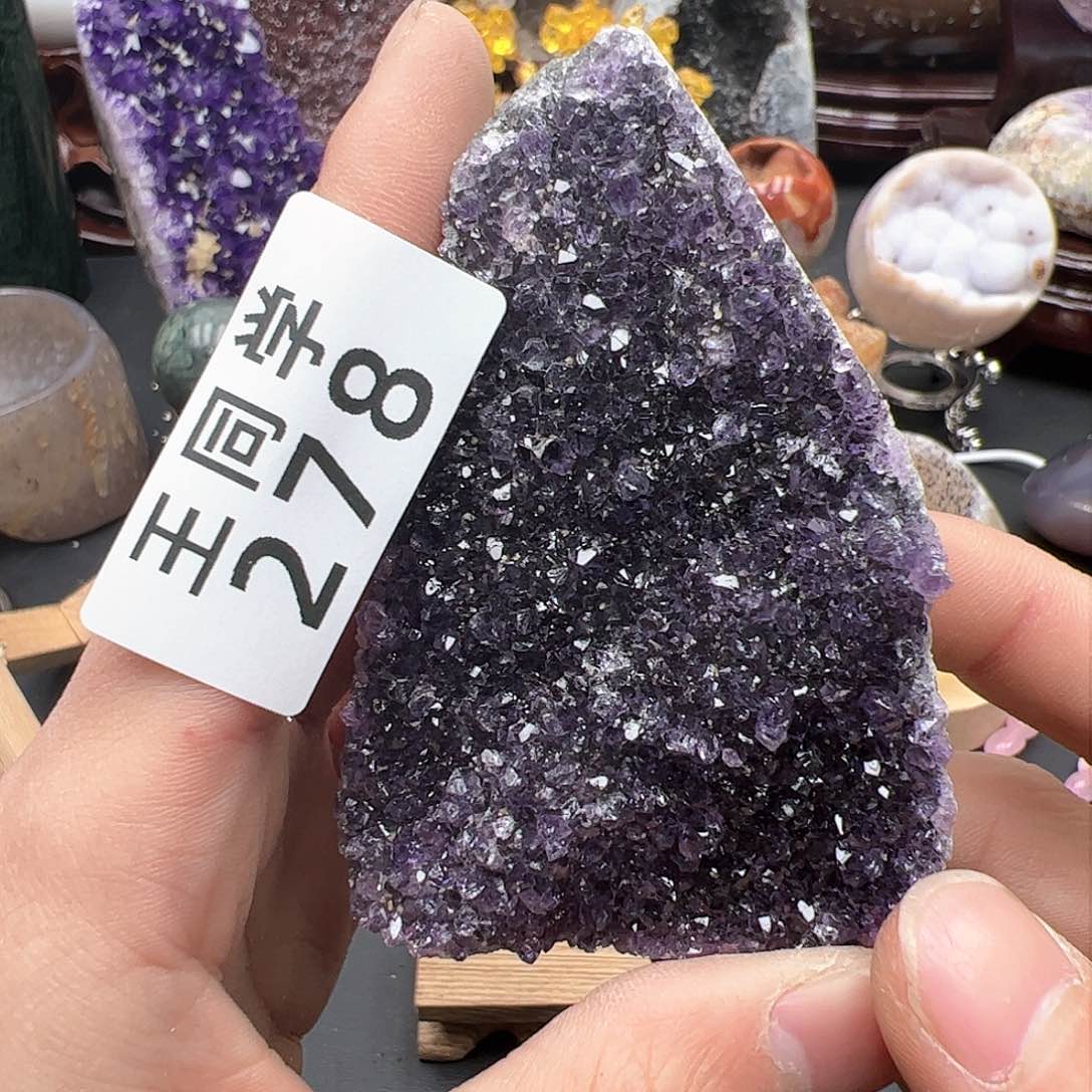 紫晶水晶摆件未镶嵌278