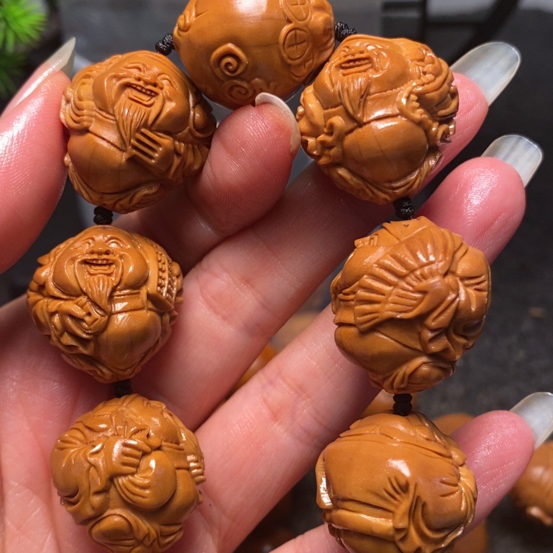 手串/手链橄榄核八方来财