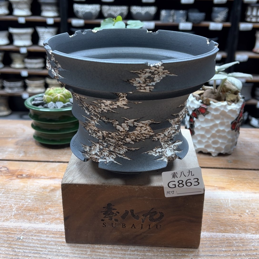 素八九陶瓷内口16.5高13.5