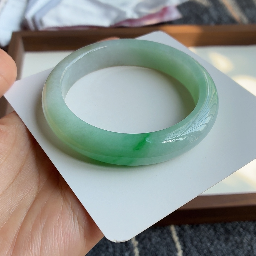 未镶嵌手镯翡翠正圈60