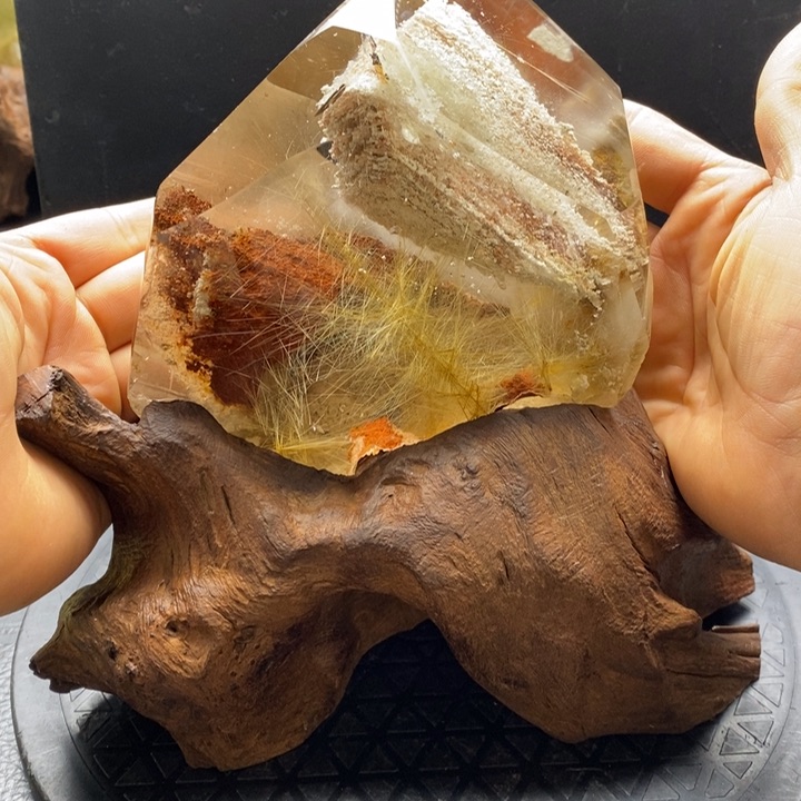 水晶天然水晶居家办公摆件未镶嵌