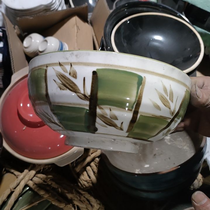 摆件陶瓷盘子碗啥都有