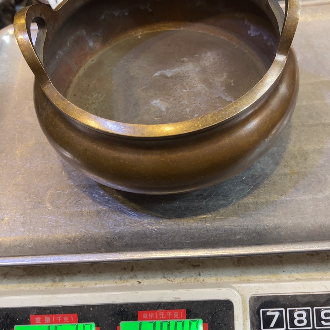 用***7黄铜摆件，文房摆件