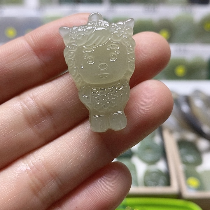 和田玉颈饰未镶嵌