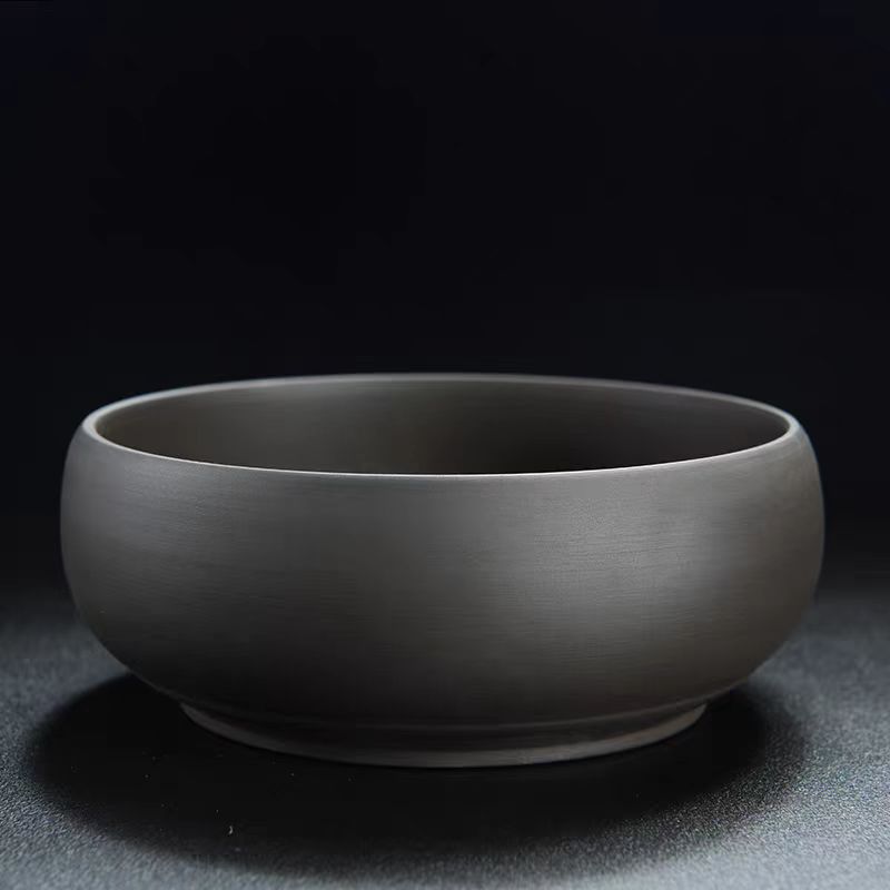 龙窑茶器  紫砂茶洗  8969  （A）