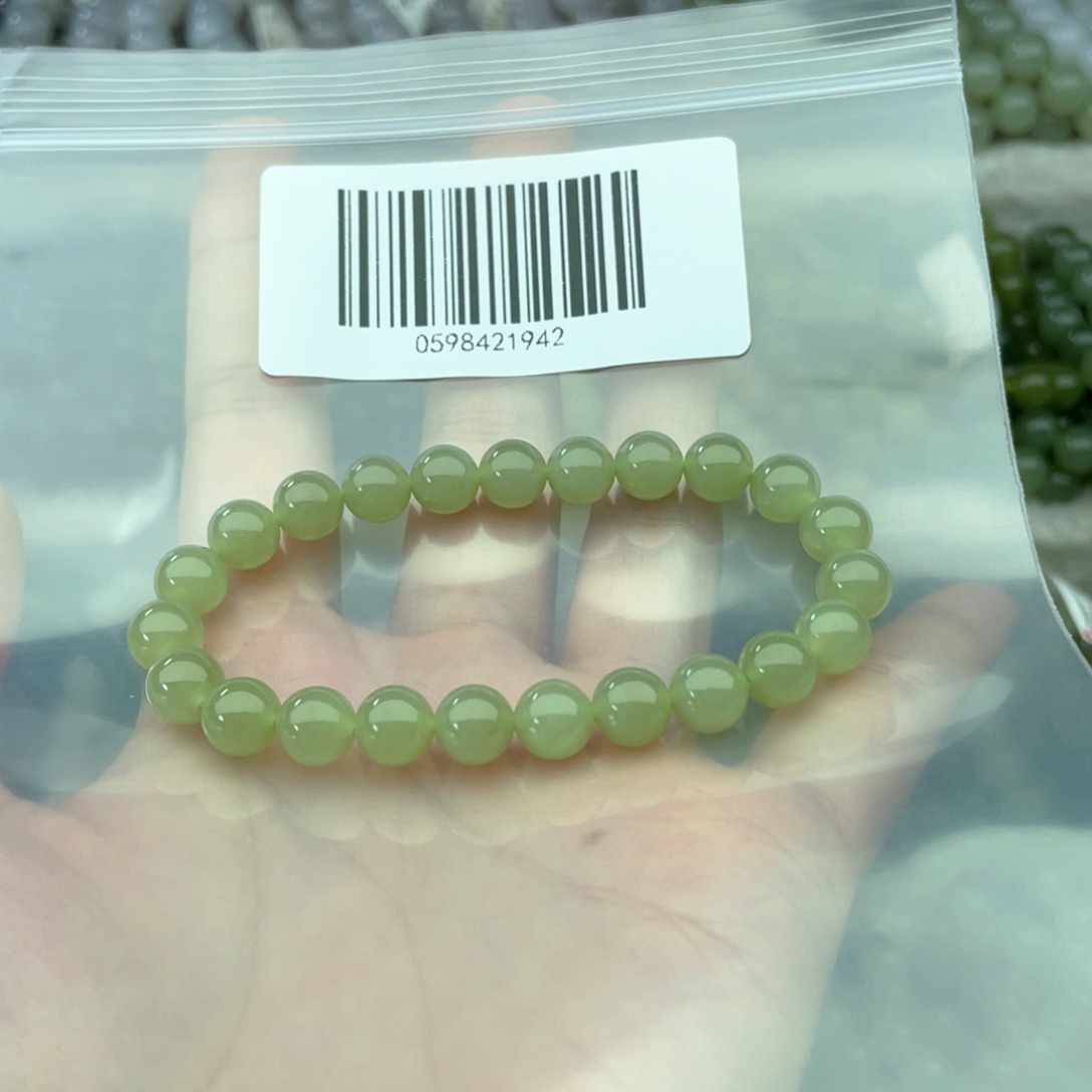 和田玉手链未镶嵌祢**～