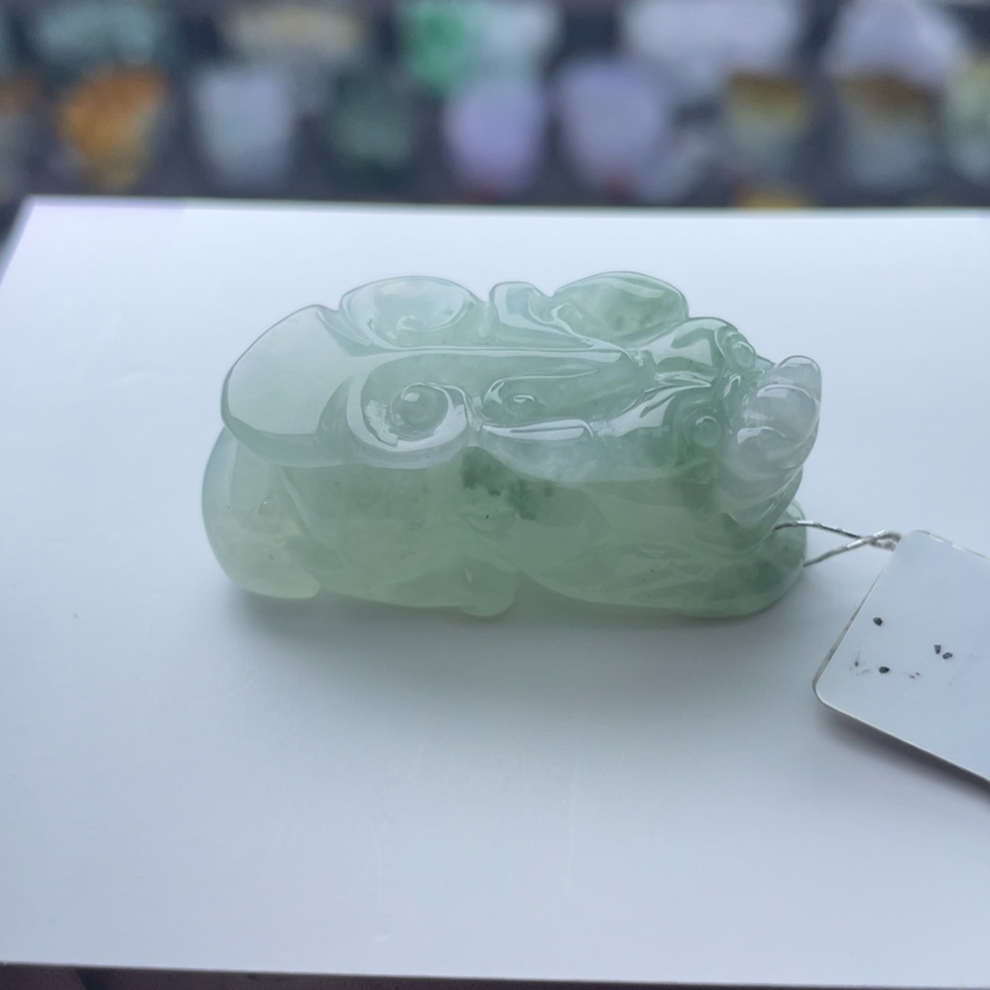 翡翠颈饰未镶嵌貔貅