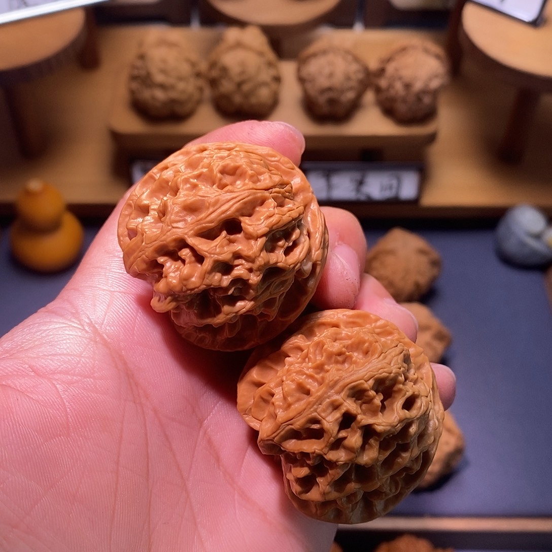 已***置文玩核桃吊坠41苹果园