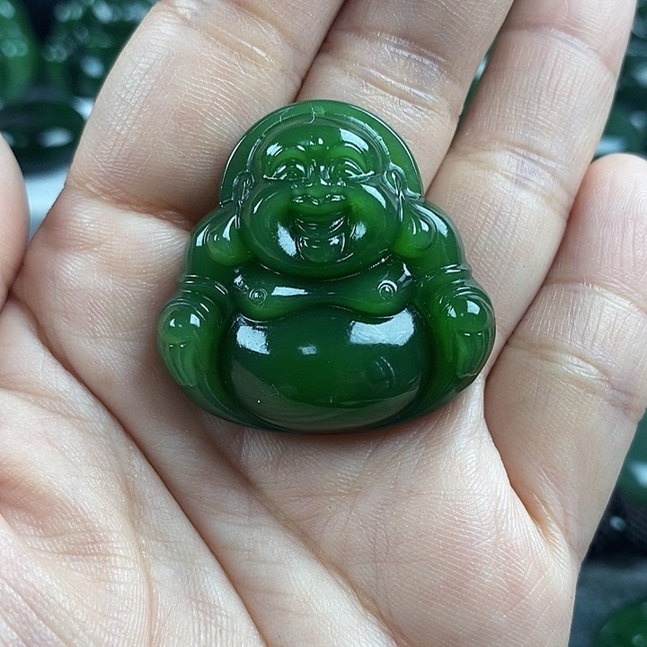 和田玉（碧玉）未镶嵌项链35