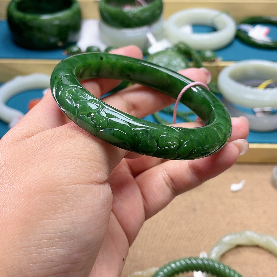 【闪购商品】和田玉手镯6263圈口11未镶嵌