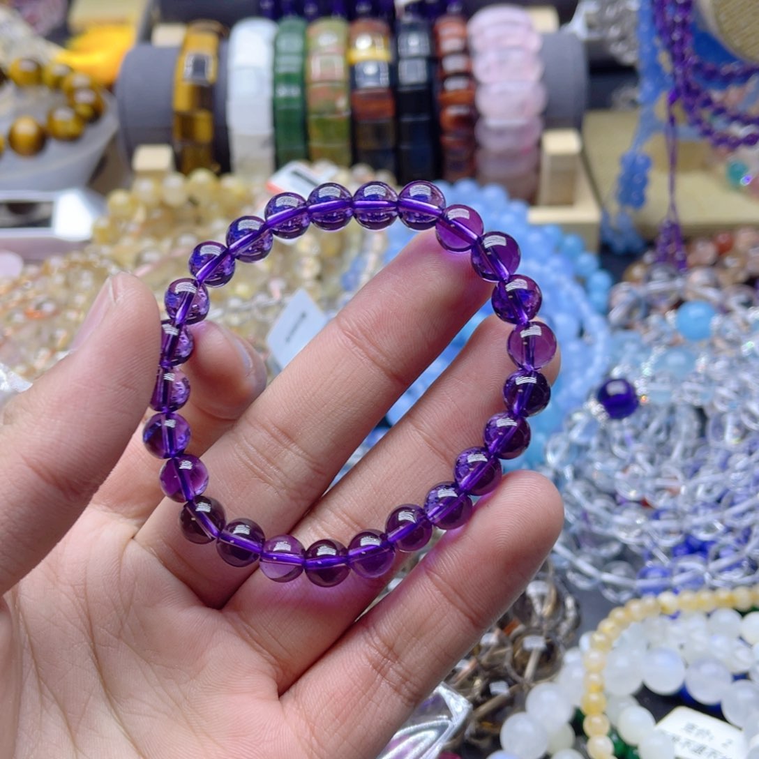 水晶手链未镶嵌8mmmmmmmmmm