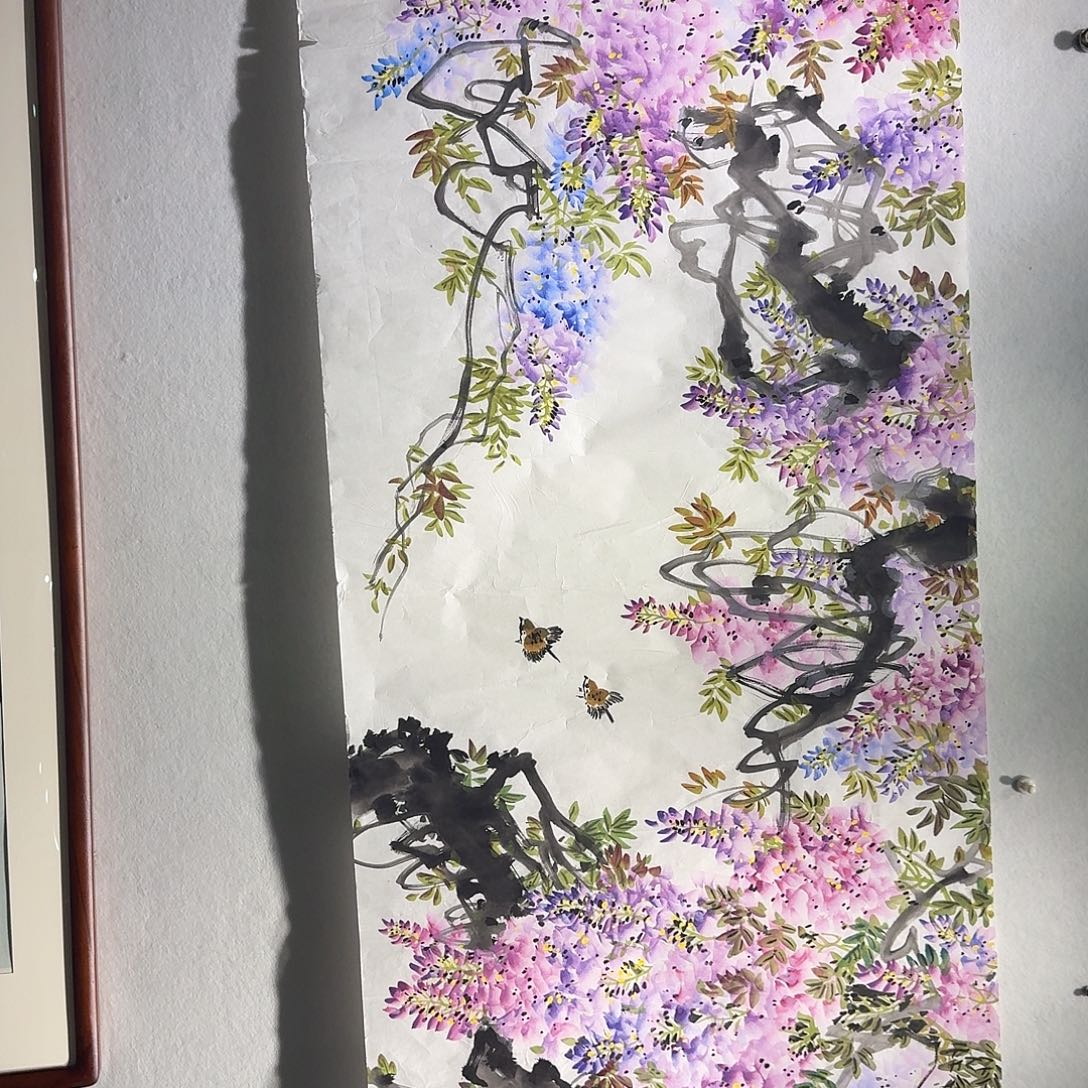 紫气东来国画欣赏