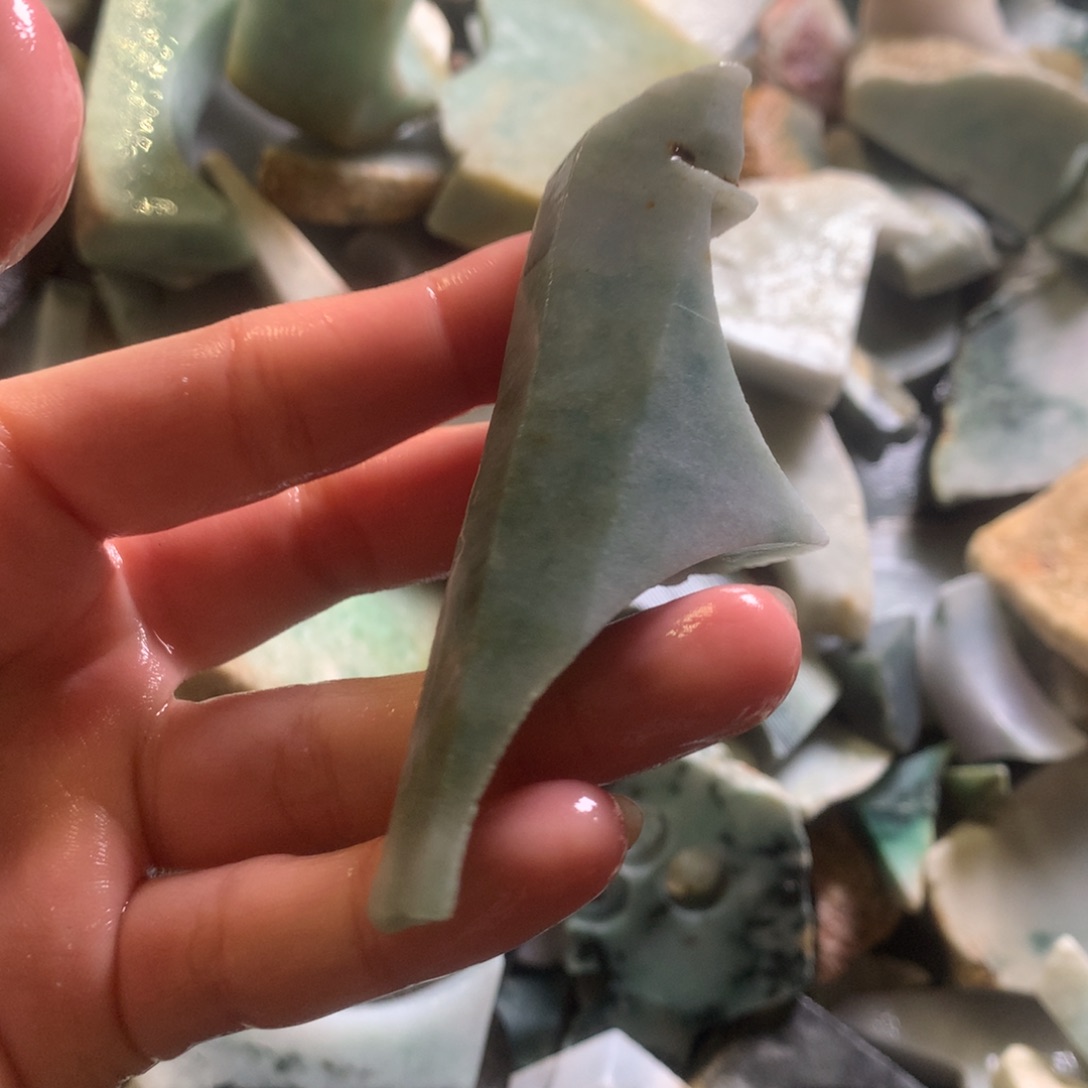 翡翠颈饰未镶嵌缅甸翡翠