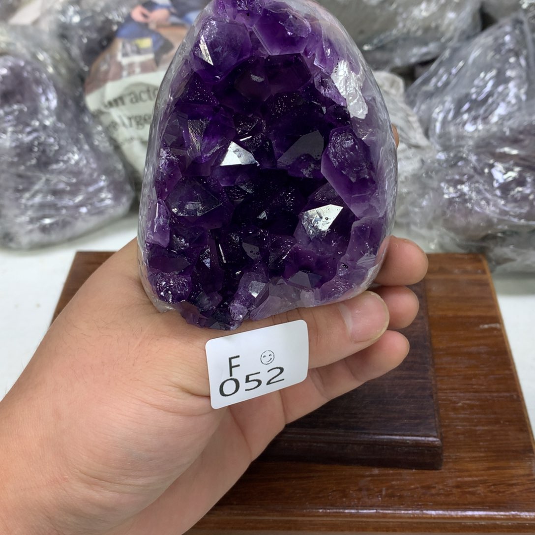 未镶嵌摆件紫晶水晶