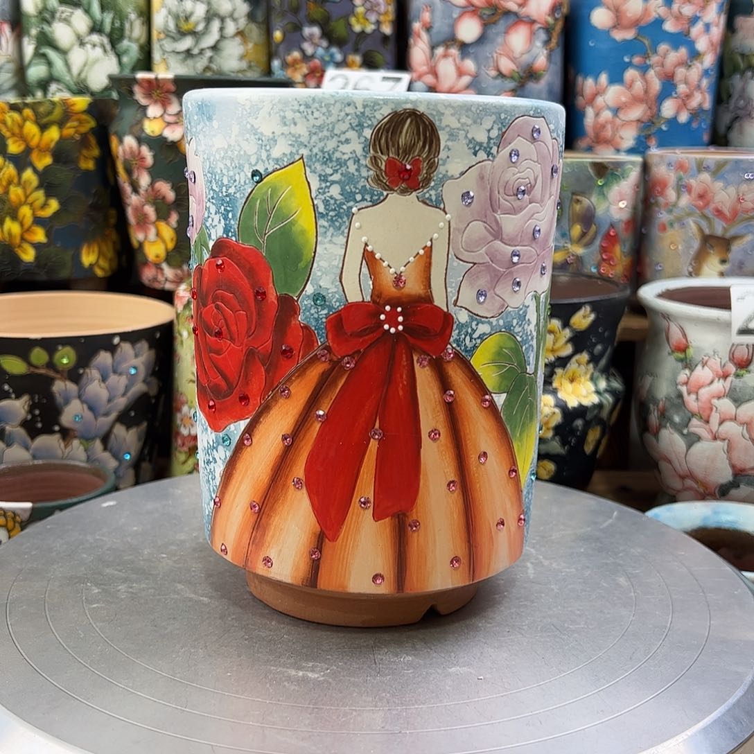 景德镇花盆景德镇陶瓷花盆