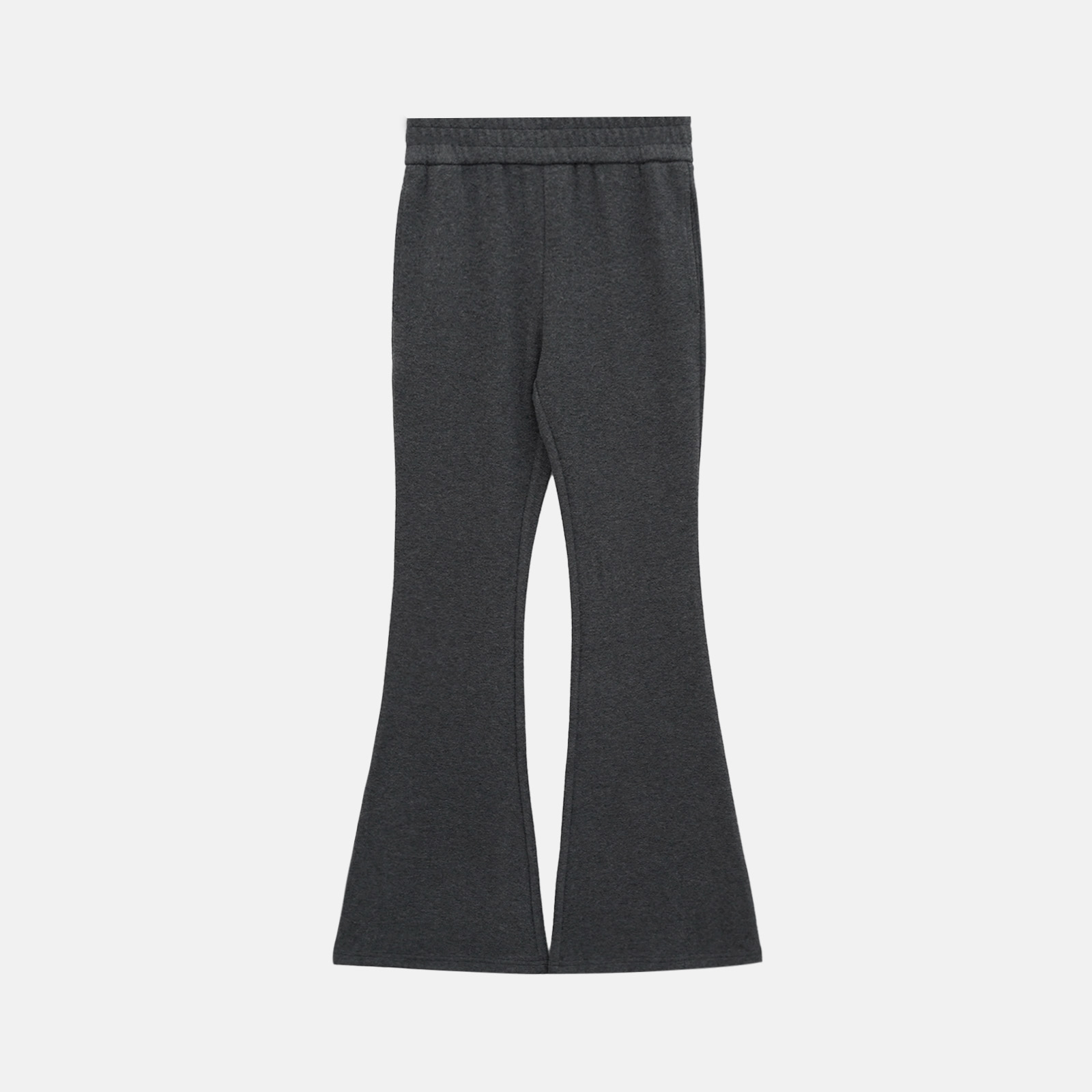 GGAHOLIDAY秋冬时尚百搭修身弹力喇叭裤黑色休闲裤打底裤-161007