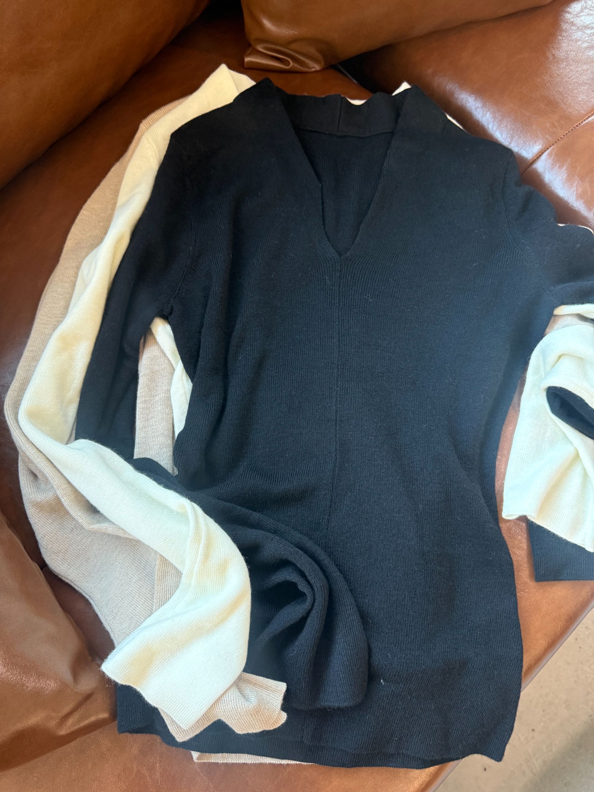 修身显瘦网红长袖慵懒风保暖秋冬打底针织衫