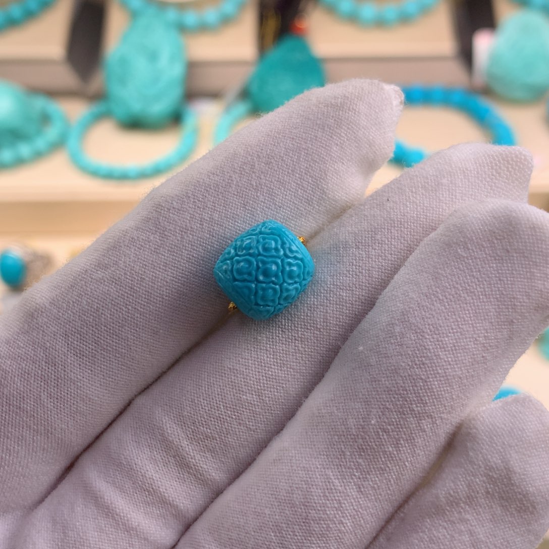 绿松石珠宝奇石未镶嵌10.2-10.8