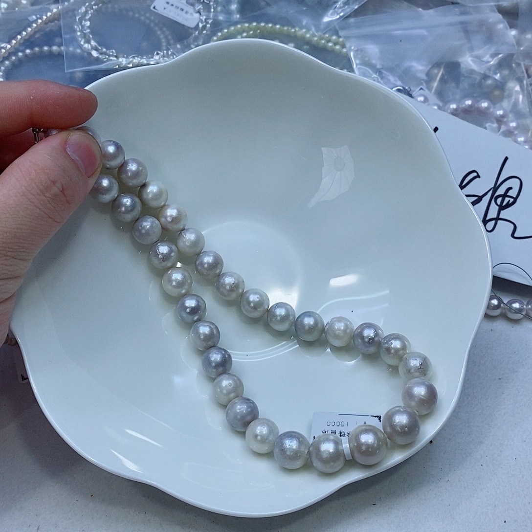 海水珍珠颈饰银S925镶嵌
