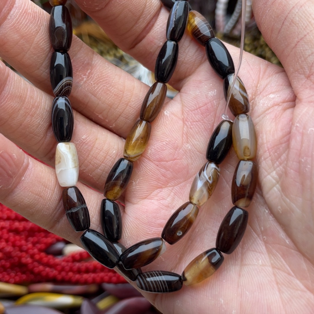 未镶嵌玛瑙/玉髓珠宝半成品