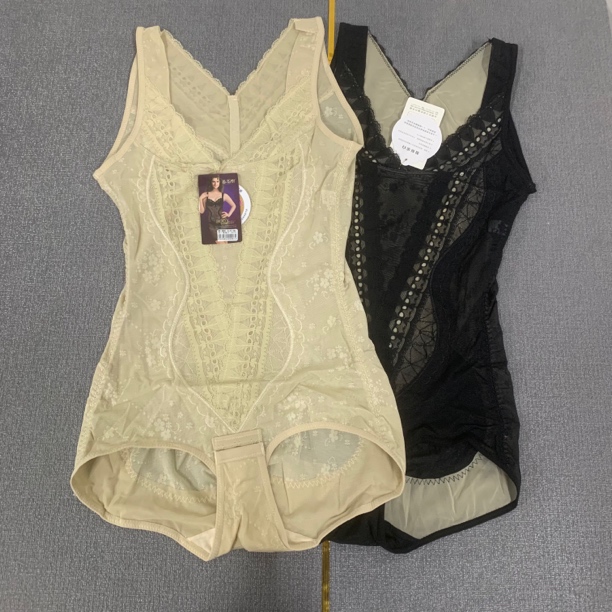 【中压】束身薄款塑身连体衣蕾丝女士透气束身衣收腹裤夏季塑形时尚