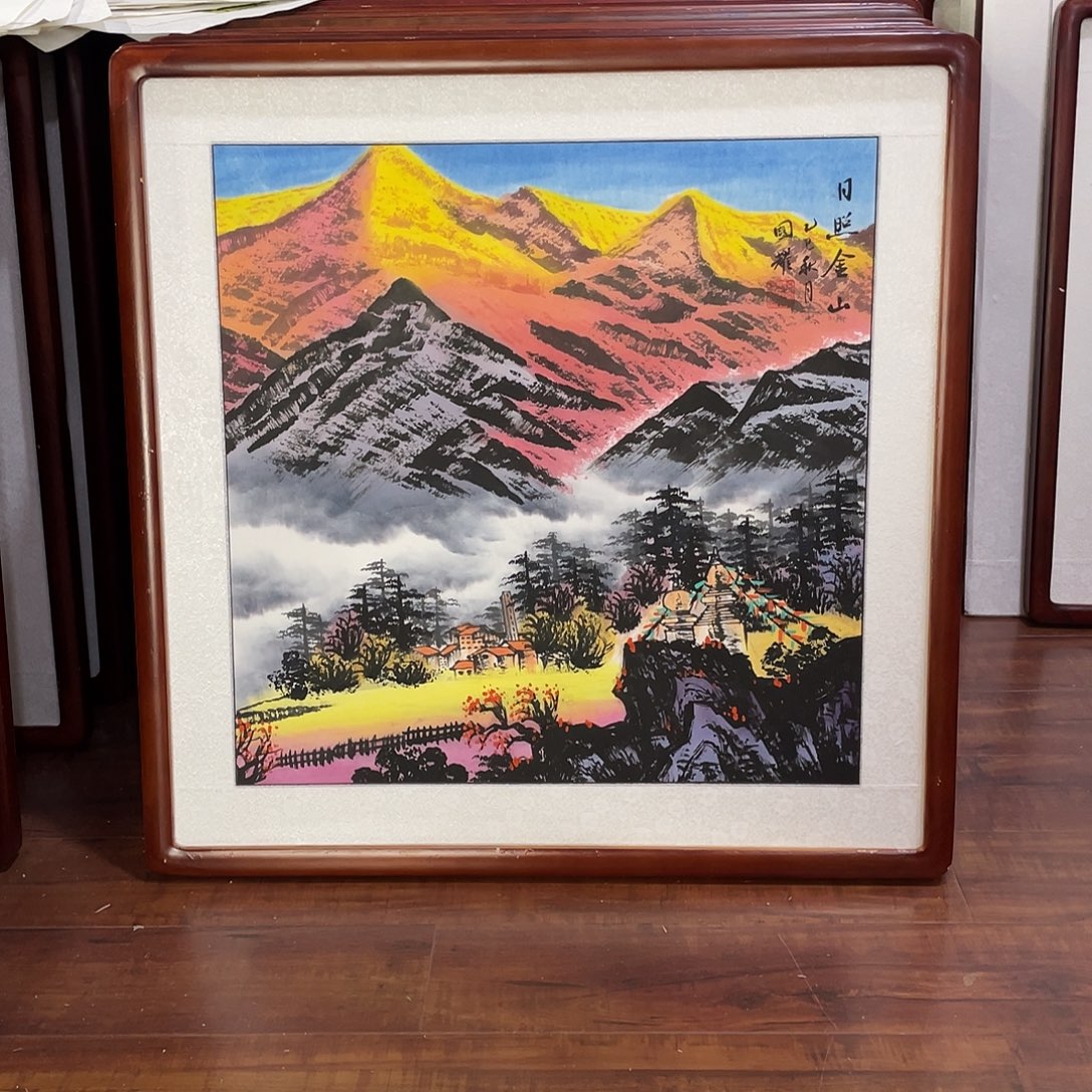 国画带框尺寸63*63厘米