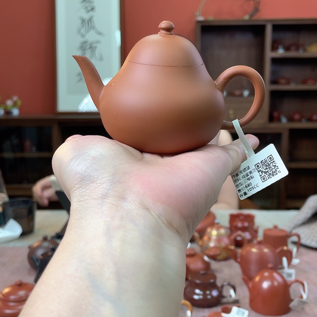 泥塑潮州全手工手拉壶
