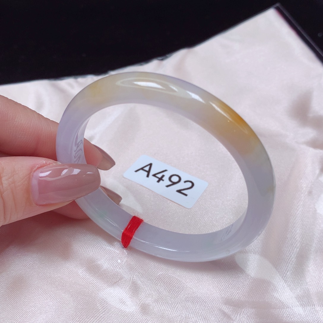 翡翠手镯未镶嵌手镯54贵妃