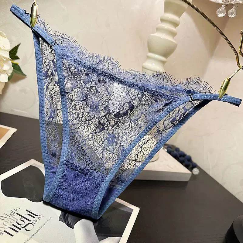 法式性感尤物低腰蕾丝日系少女无痕纯棉内裆欧美内裤女新款女性