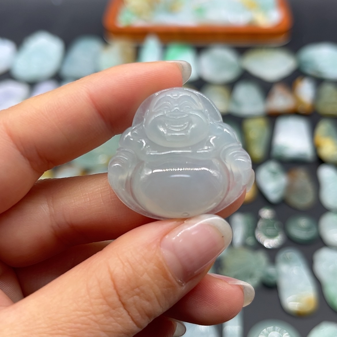 【闪购商品】翡翠颈饰未镶嵌佛公