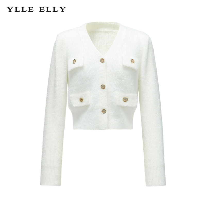 【丽公主】时尚长袖气质设计感秋冬新款毛针织衫Y731307352