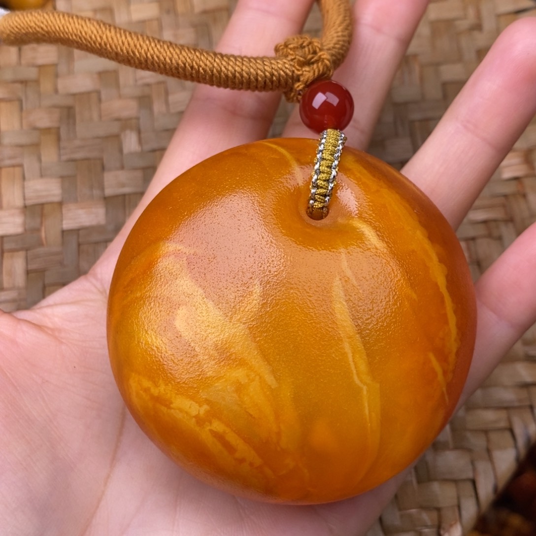 蜜蜡裸石未镶嵌蜜蜡