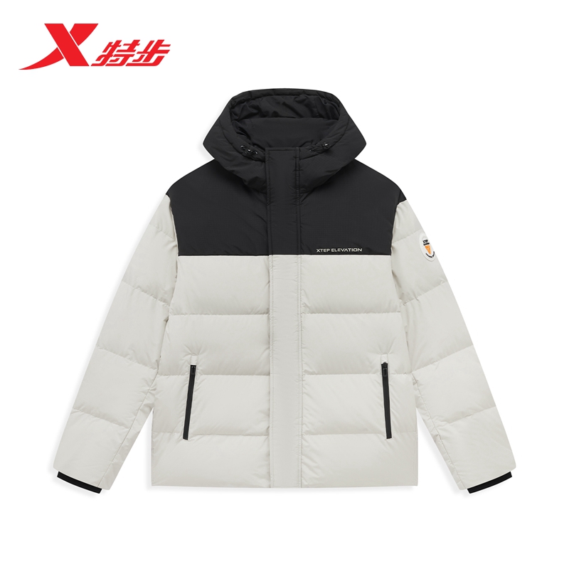 XTEP/特步男2024年新款冬季时尚保暖棉服运动外套976429190390