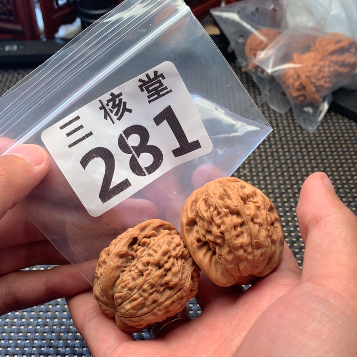 吊坠文玩核桃莲花