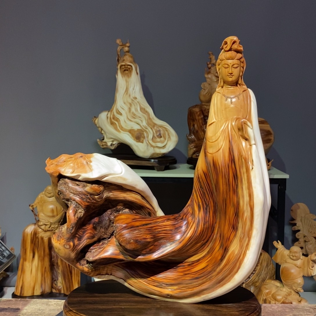 柏木（崖柏）崖柏木雕刻