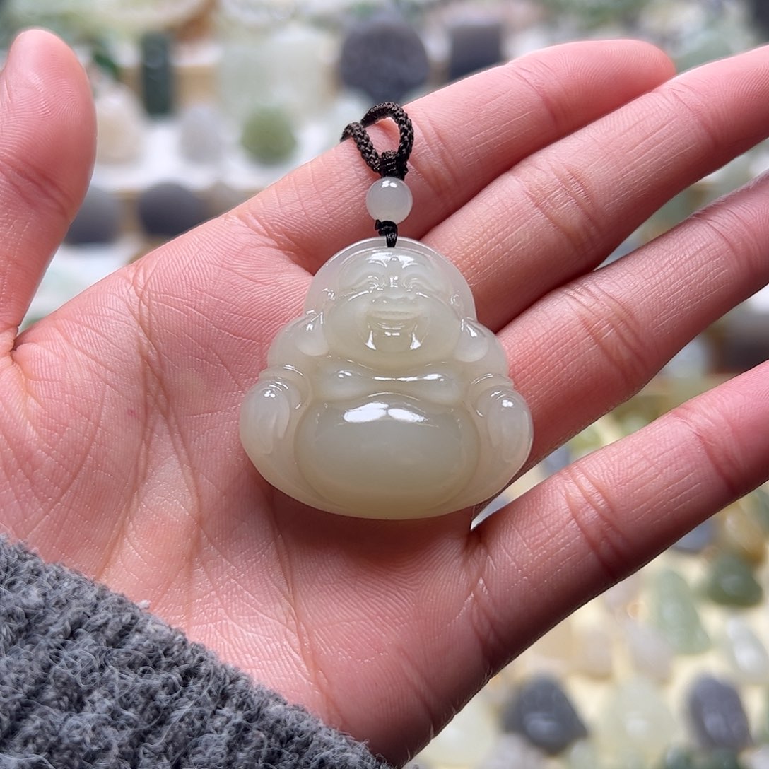 和田玉吊坠(赠链)未镶嵌