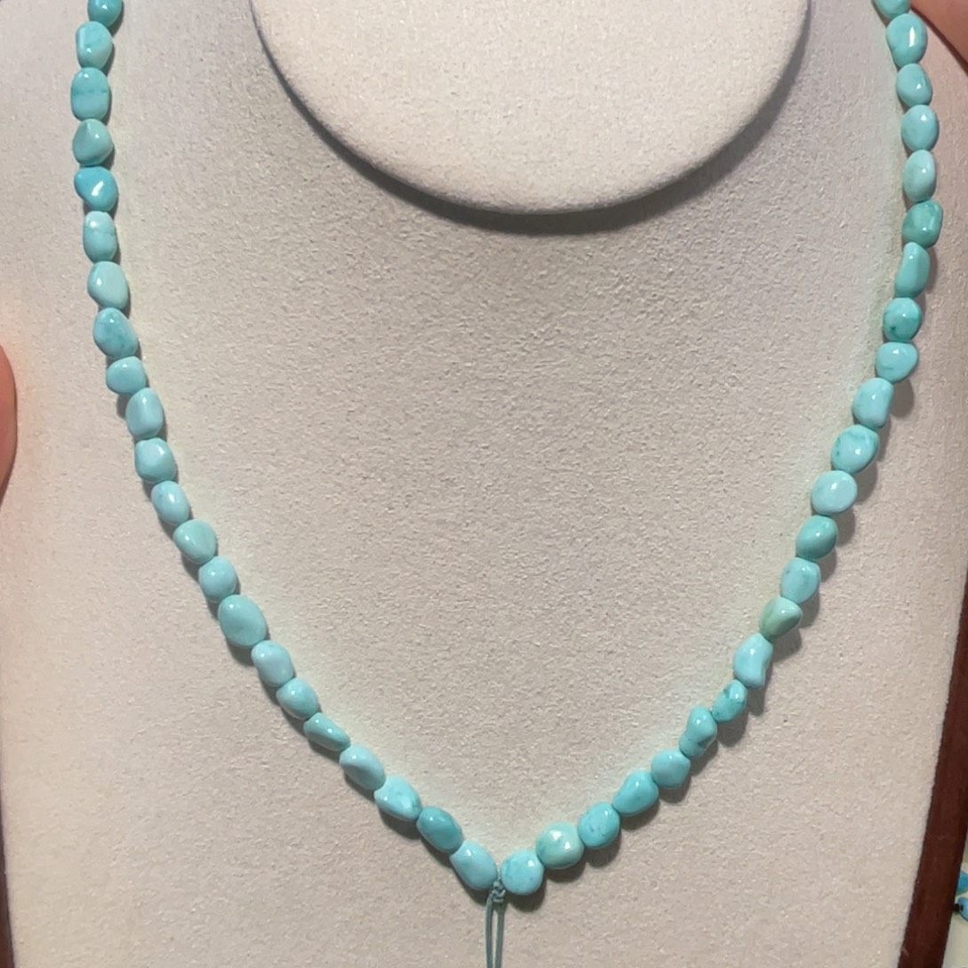 绿松石未镶嵌长链