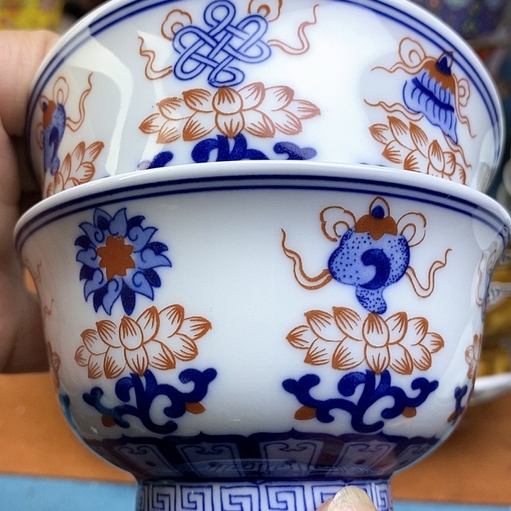 景德镇陶瓷藏式茶碗