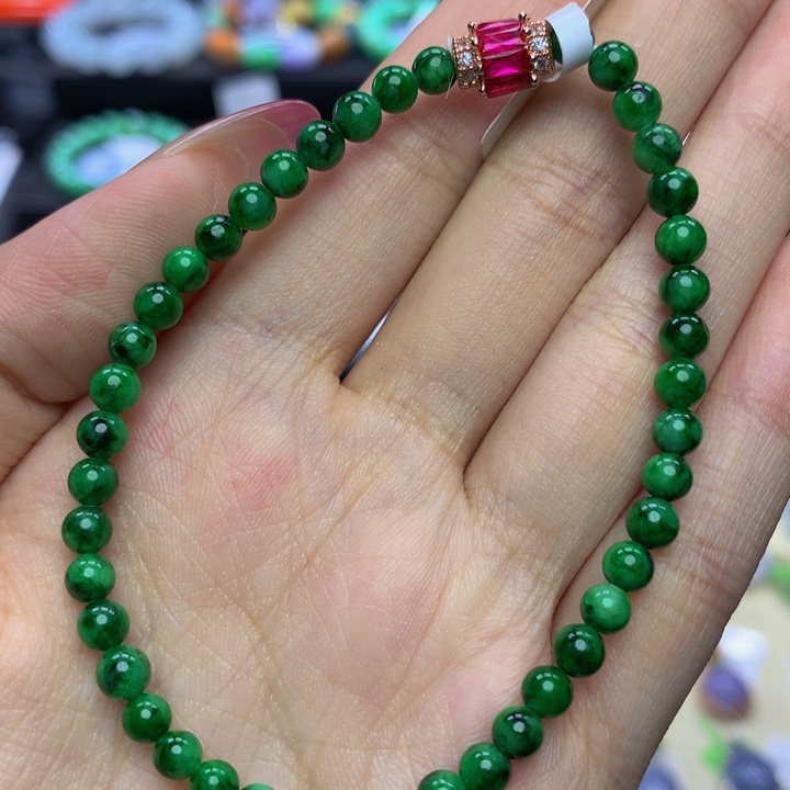 未镶嵌翡翠手链翡翠