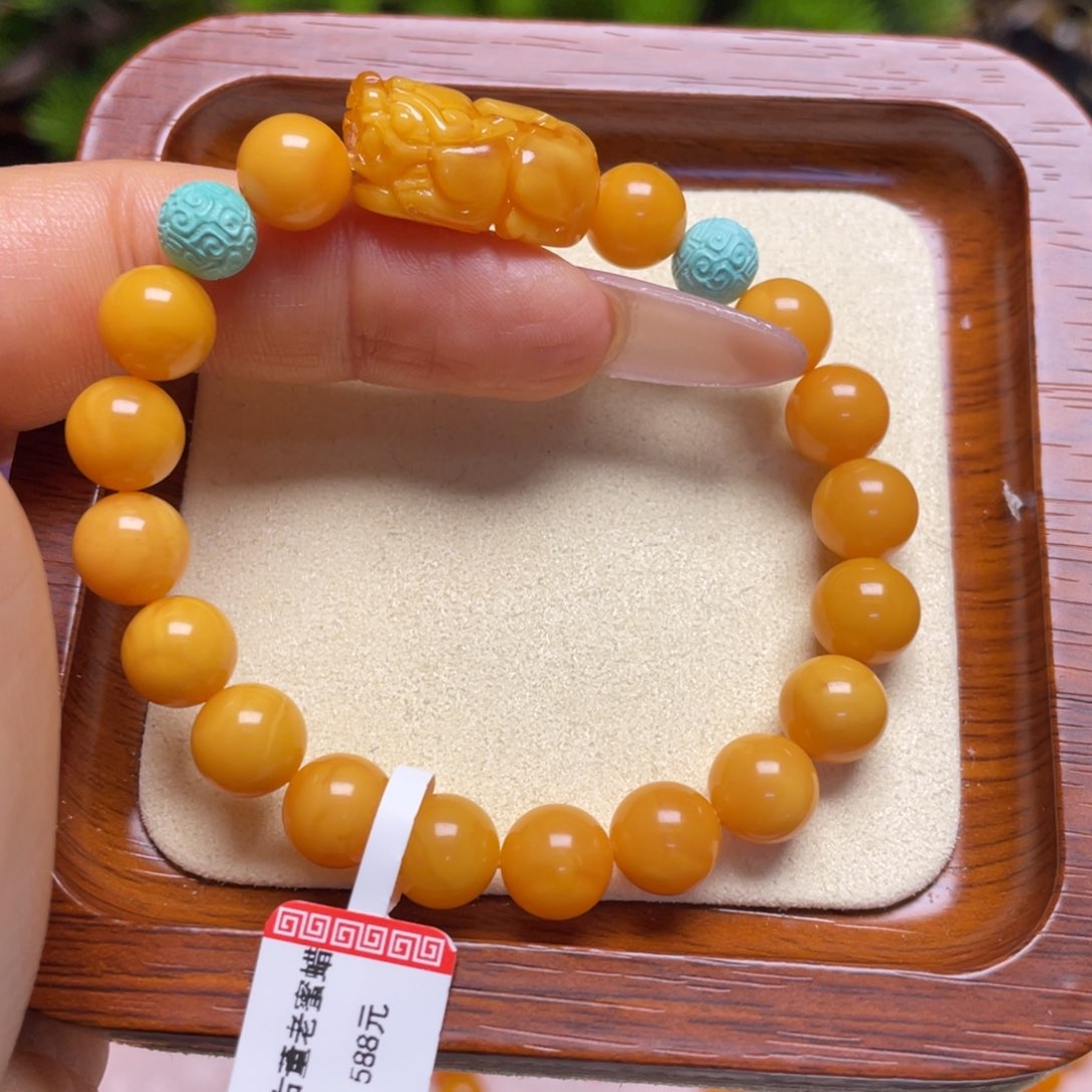 蜜蜡手链未镶嵌手串