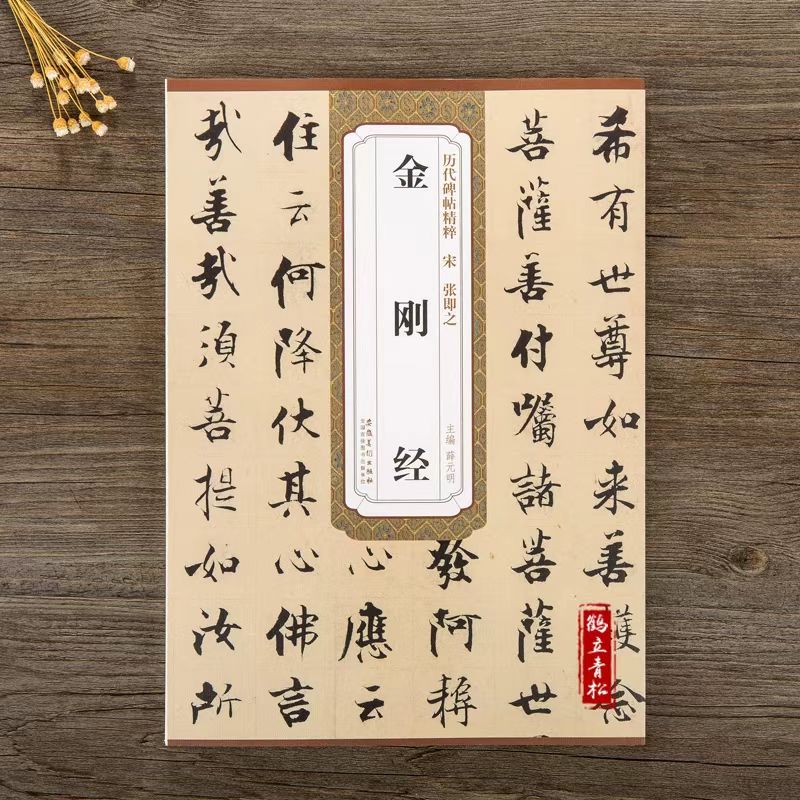 历代碑帖精粹  宋 张即之  金刚经  安徽美术出版社