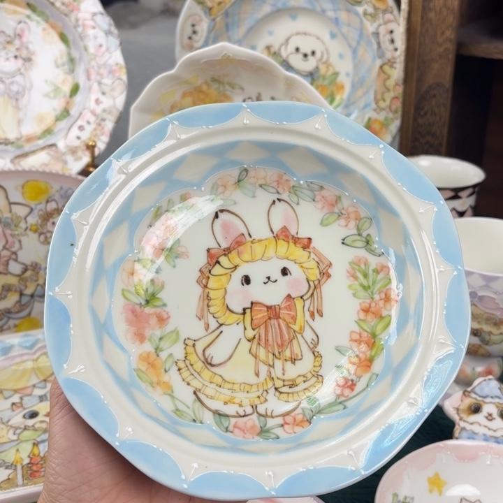 新品新品新品小瑕盘子