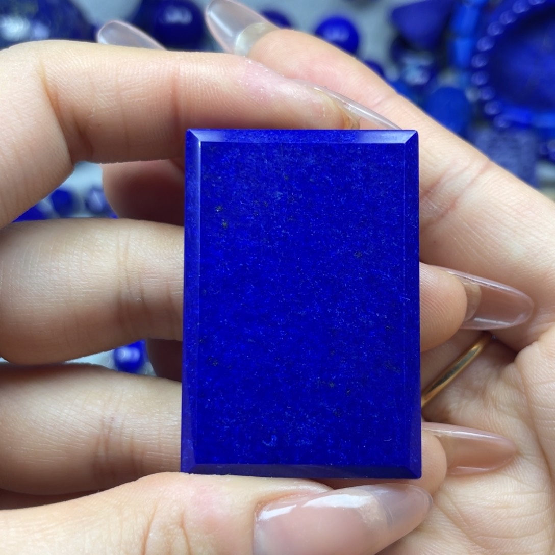 青金石高品无事牌未镶嵌