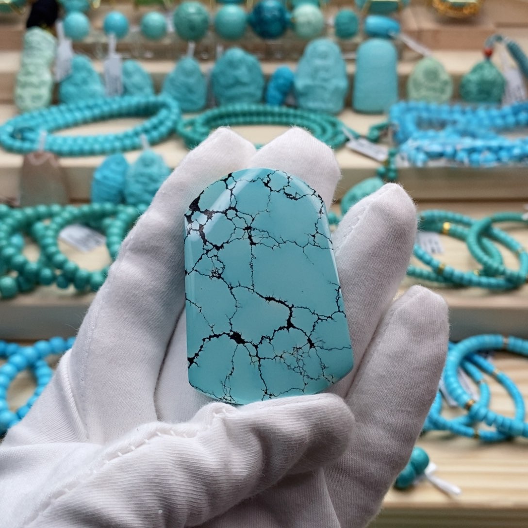 绿松石珠宝奇石未镶嵌