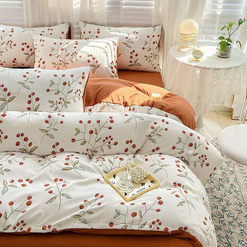 【孤品】小号四件套尺寸150*200四件套水洗布棉纱